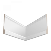 Плинтус напольный из ЛДФ Ultrawood арт. Base 5801 i (2000 x 180 x 18 мм.)
