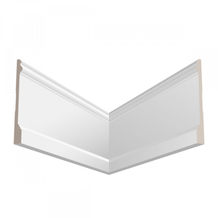 Плинтус напольный из ЛДФ Ultrawood арт. Base 5801 i (2000 x 180 x 18 мм.)