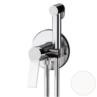 Гигиенический душ со смесителем Remer Slash SL65WBO, белый матовый SL65WBO