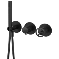 Смеситель для душа Remer Chrono CH97D3PCFP, черный брашированный хром CH97D3PCFP