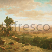 Картина: Альберт Бирштадт, Ветер, река, страна