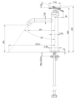 Смеситель для раковины Remer Chrono CH12A CH12A