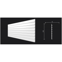 Стеновая панель из дюрополимера DD911(3m) Decor-Dizayn - 3D панель