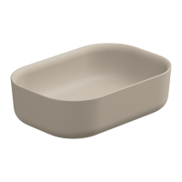 Раковина накладная 60x42 см GSG Ceramic Design Hit! HILAVRE60034, Sabbia Matt HILAVRE60034