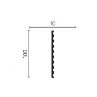 Стеновая панель из дюрополимера DD908(3m) Decor-Dizayn - 3D панель