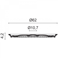 R77 Розетка потолочная с рисунком Orac Decor из полиуретана - Орнаментальная розетка