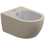 Биде подвесное биколор GSG Ceramic Design Like LKBISOBI000/034, White/Sabbia Matt LKBISOBI000/034