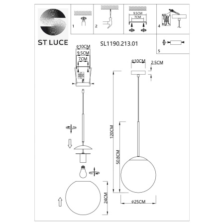 Подвес ST Luce CASSIUS SL1190.213.01