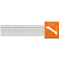 Плинтус потолочный с рисунком  95655