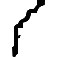 Карниз из полиуретана 1.50.253 Европласт - Плинтус потолочный с рисунком