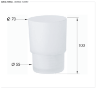 Cтакан без опоры Remer SQ ACGL15 ACGL15