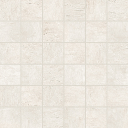 Мозаика ARDOISE BLANC MOSAICO 5x5 GRIP 30x30