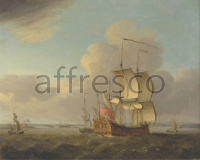 Картина: Thomas Mellish, Shipping in the Thames Estuary