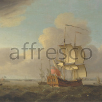 Картина: Thomas Mellish, Shipping in the Thames Estuary