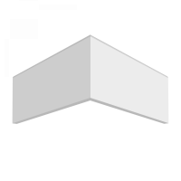 Плинтус напольный из ЛДФ Ultrawood арт. Base 1212 (2000 x 120 x 12 мм.)