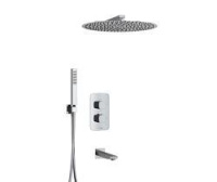 A178644 Thermo Встраиваемый комплект для ванны с верхней насадкой, лейкой и изливом