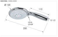 Ручной душ Remer 318F5X 318F5x