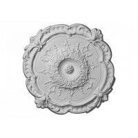 Розетка потолочная с рисунком  1.56.027 из полиуретана Европласт - Орнаментальная розетка