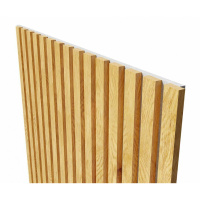 Акустические стеновые панели, 2750х600 мм, войлок, рейки МДФ, дуб медный