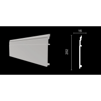 Плинтус напольный из дюрополимера DD726 Decor-Dizayn
