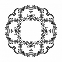 Розетка RODECOR 87009rc потолочная из полимерного гипса - Готовое решение Rodecor из элементов