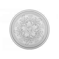 Розетка потолочная с рисунком  1.56.048 из полиуретана Европласт - Орнаментальная розетка