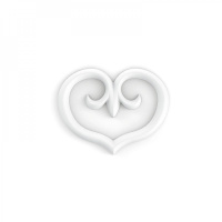 G75 Heart Декоративный элемент сердце Orac Decor из полиуретана
