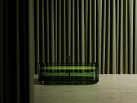 Прозрачная ванна ABBER Kristall AT9708Emerald зеленая