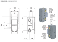 Скрытая часть на 2 выхода Remer RRBOX92 RRBOX92