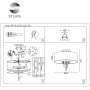 Люстра потолочная ST Luce Nettuno SL1353.102.03