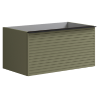 Тумба для раковины с 2 ящиками 80см Onsen Pixel 68-BP-082-S1-M57,зелёный