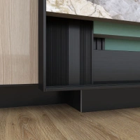 Профиль алюминиевый теневой с подсветкой Laconistiq Multilevel Черный RAL 9005 27-21-300 матовый 3000×46,5×28,7