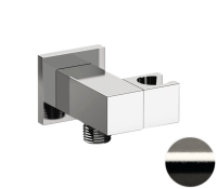 Держатель ручного душа с подключением шланга Remer 337SNP, никель брашированный 337SNP