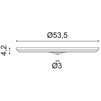 R46 Розетка потолочная с рисунком Orac Decor из полиуретана - Орнаментальная розетка