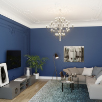 Розетка RODECOR 87004rc потолочная из полимерного гипса - Готовое решение Rodecor из элементов