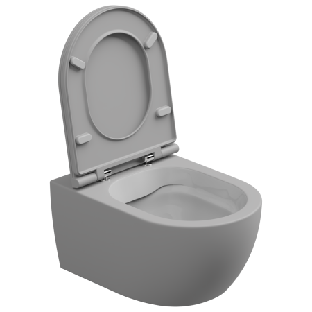 Чаша подвесного унитаза биколор GSG Ceramic Design Like LKWCSOBI000/033, White/Perla Matt LKWCSOBI000/033