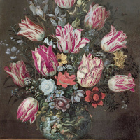 Картина: Andries Daniels and Frans Francken the Younger, Vase with Tulips