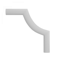 Угловой элемент 1.52.817 из полиуретана Европласт