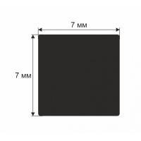 Рейка из экополимера RX013 7х7x2000мм