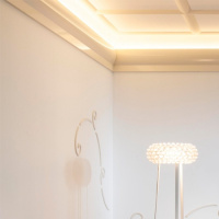 C372 Карниз гибкий для подсветки Orac Decor из полиуретана - Плинтус потолочный