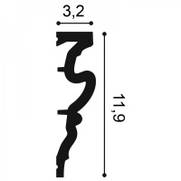 DX170-2300 Молдинг Orac Decor из дюрополимера - Молдинг декоративный