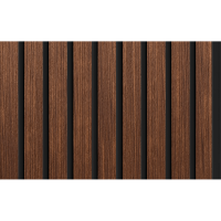 Стеновая панель из дюрополимера HIWOOD LV124 BR396K - 3D Панель