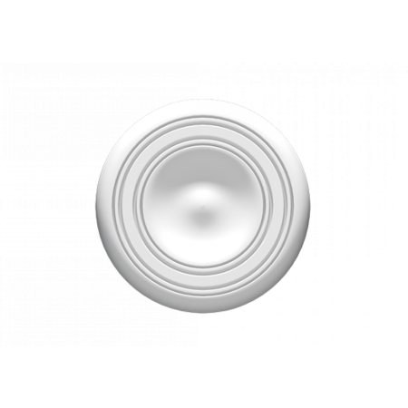 Розетка потолочная гладкая  1.56.707 из полиуретана Европласт