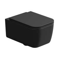 Чаша подвесного унитаза GSG Ceramic Design Brio BRWCSO003, черный матовый BRWCSO003