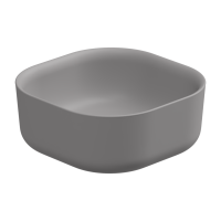 Раковина накладная 42 см GSG Ceramic Design Hit! HILAVQU42038, Fumo Matt HILAVQU42038