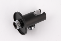 Держатель ручного душа с подключением шланга Remer 337MNO, черный матовый 337MNO