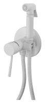Гигиенический душ со смесителем Remer Minimal N65BO, белый матовый N65BO