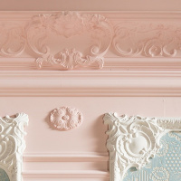 C338A Карниз Orac Decor из полиуретана - Плинтус потолочный с рисунком