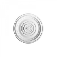 R08 Розетка потолочная гладкая Orac Decor из полиуретана