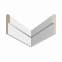 Наличник из ЛДФ Ultrawood  N 0009 (2440 х 75 х 15)